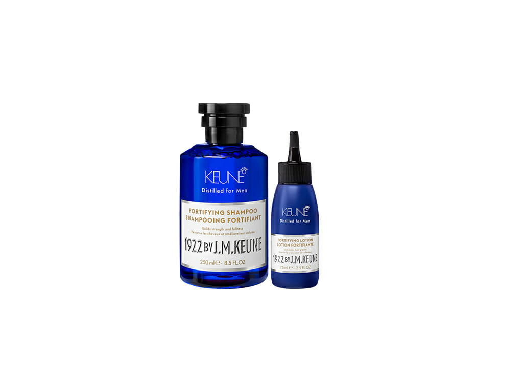 1922 by JM Keune Fortifying hilft Ihnen, dickeres Haar zu bekommen. Bestellen Sie die Haarprodukte nach Wahl auf Hardy's Keuze.