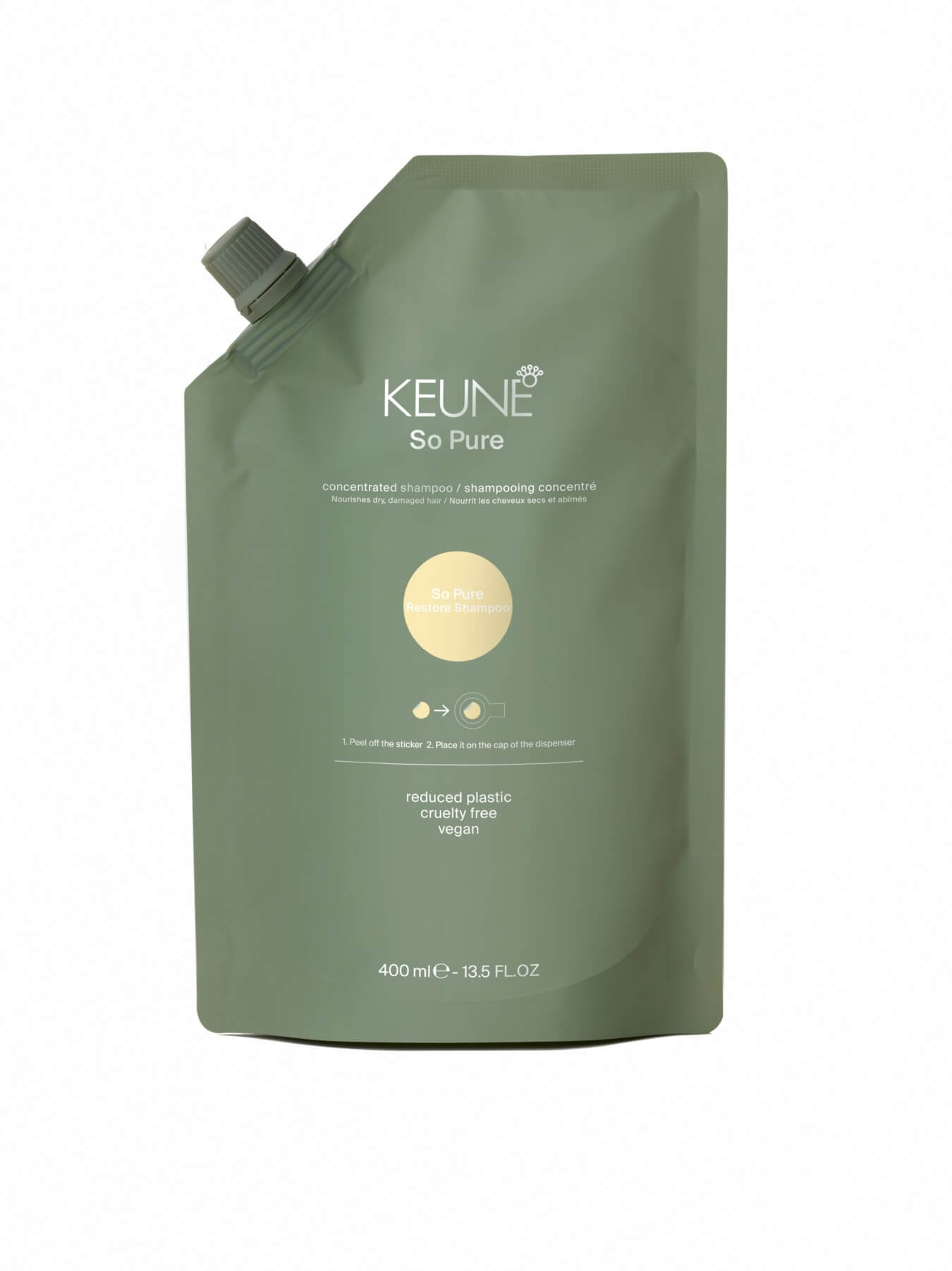 So Pure Restore shampoo voor droog en beschadigt haar bij Hardy's Keuze